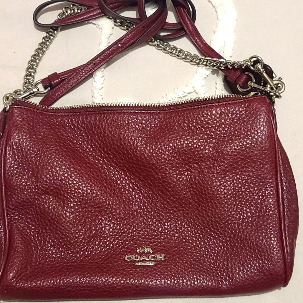 Maroon purse